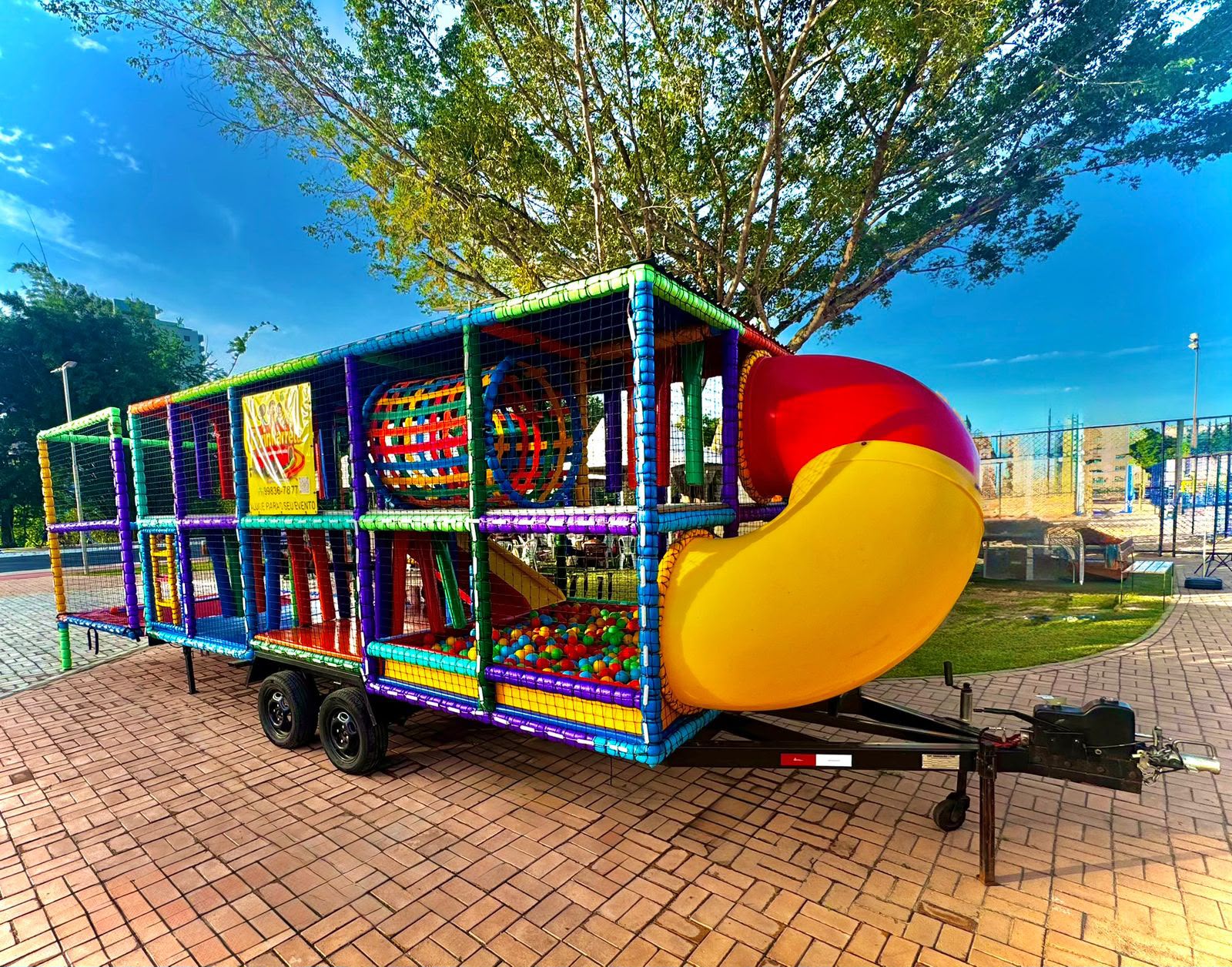 Brinkarreta como atração infantil para eventos em Itabuna